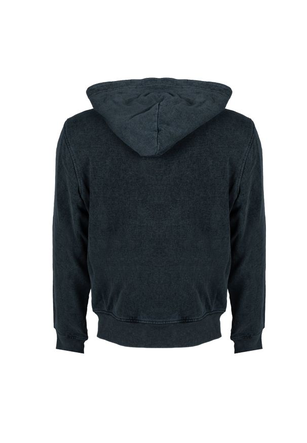 Diesel Bluza "Ginn Hood" | A06520-0HFAZ | Mężczyzna | Szary. Okazja: na co dzień. Typ kołnierza: kaptur. Kolor: szary. Materiał: bawełna. Wzór: nadruk. Styl: elegancki, casual