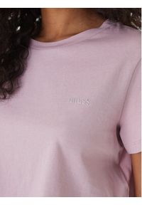 Guess T-Shirt V6GI17 K2984 Różowy Regular Fit. Kolor: różowy. Materiał: bawełna #4