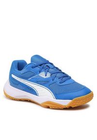 Puma Buty Solarflash Jr II 106883 03 Niebieski. Kolor: niebieski. Materiał: skóra