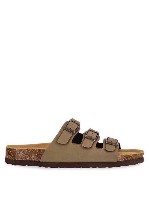 CRUZ Klapki Santa CR192185 Beżowy. Kolor: beżowy. Materiał: skóra