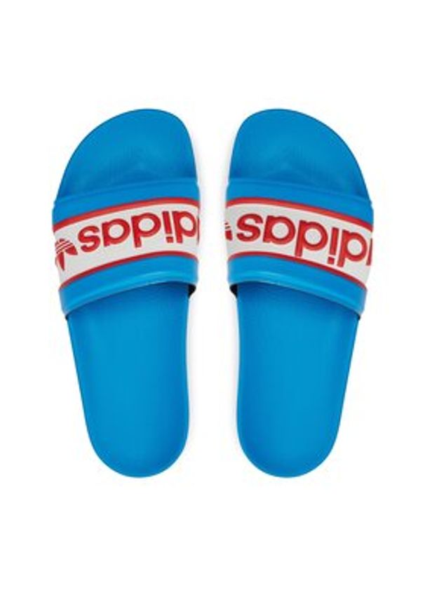 Adidas - adidas Klapki Adilette ID5798 Niebieski. Kolor: niebieski
