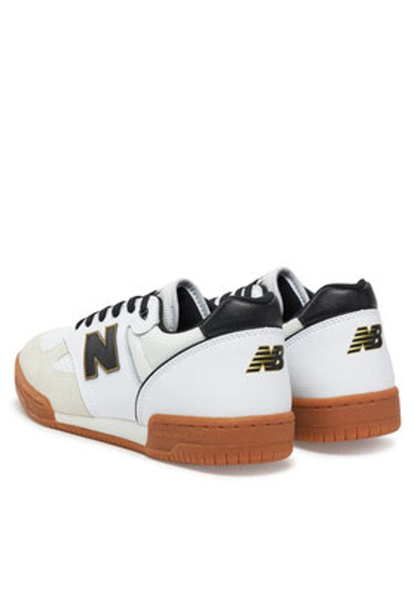 New Balance Sneakersy NM600WTA Biały. Kolor: biały. Materiał: skóra, zamsz
