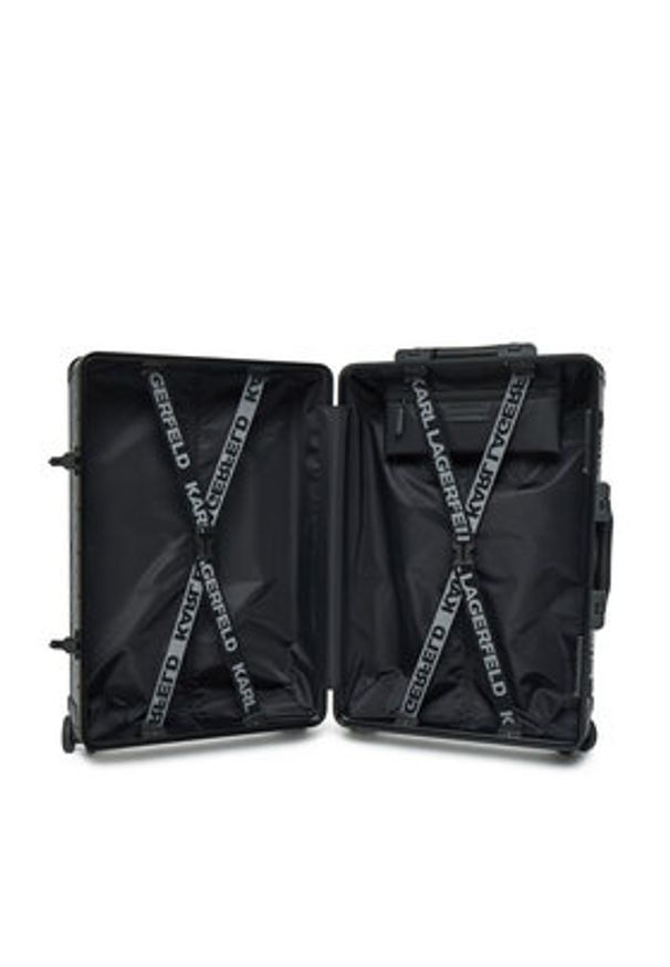 Karl Lagerfeld - KARL LAGERFELD Walizka kabinowa Voyage A1M30482 Granatowy. Kolor: niebieski. Materiał: syntetyk