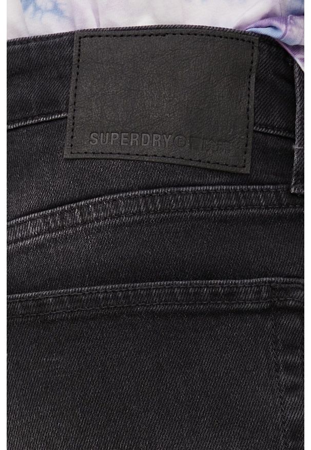 Superdry jeansy męskie. Kolor: czarny