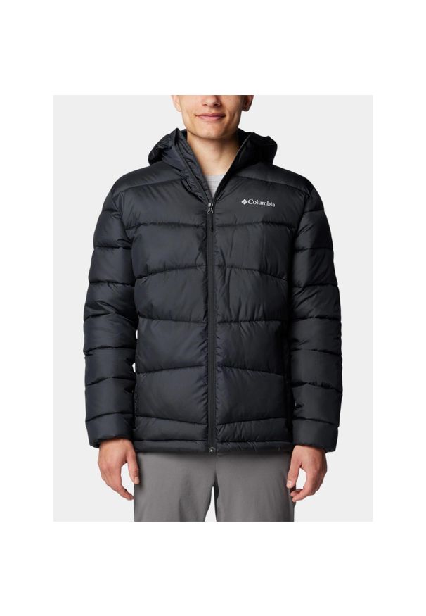 columbia - Płaszcz Zimowy Męski Columbia FIVemile Butte II. Typ kołnierza: kaptur. Kolor: czarny. Długość: krótkie. Sezon: zima. Sport: turystyka piesza