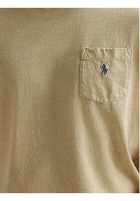 Polo Ralph Lauren T-Shirt 710964511003 Beżowy Regular Fit. Typ kołnierza: polo. Kolor: beżowy. Materiał: bawełna #6