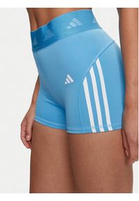 Adidas - adidas Szorty sportowe Hyperglam IR5526 Błękitny Slim Fit. Kolor: niebieski. Materiał: syntetyk #3