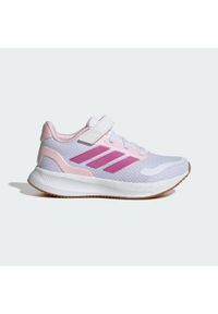 Adidas - Buty Runfalcon 5 Kids. Kolor: brązowy, biały, różowy, wielokolorowy. Sport: bieganie #1