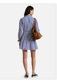 Polo Ralph Lauren Sukienka koszulowa 211972052001 Niebieski Regular Fit. Typ kołnierza: polo. Kolor: niebieski. Materiał: bawełna. Typ sukienki: koszulowe #5