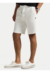 Polo Ralph Lauren Szorty sportowe 710881520042 Biały Regular Fit. Kolor: biały. Materiał: bawełna. Styl: sportowy #1