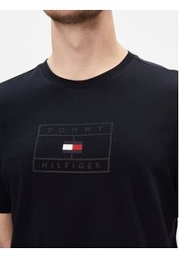 TOMMY HILFIGER - Tommy Hilfiger T-Shirt Big Graphic S/S Tee MW0MW34204 Granatowy Regular Fit. Kolor: niebieski. Materiał: bawełna #5