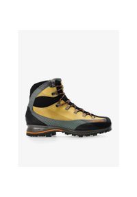 LA SPORTIVA - Buty trekkingowe męskie La Sportiva Trango Trk Leather GTX. Wysokość cholewki: za kostkę. Kolor: żółty. Materiał: materiał, skóra, syntetyk. Szerokość cholewki: normalna