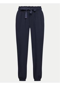 Deha Spodnie dresowe A00636 Granatowy Regular Fit. Kolor: niebieski. Materiał: wiskoza #1