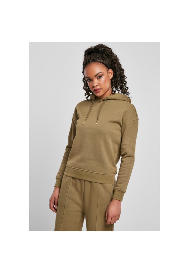 Bluza damska z kapturem Urban Classics. Typ kołnierza: kaptur. Kolor: zielony