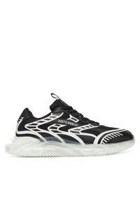 Just Cavalli Sneakersy 78QA3SQ2 ZSC45 Czarny. Kolor: czarny. Materiał: materiał