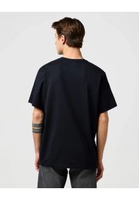 Wrangler - MESKA KOSZULKA WRANGLER EMBROIDERY TEE BLACK 112371489 #4