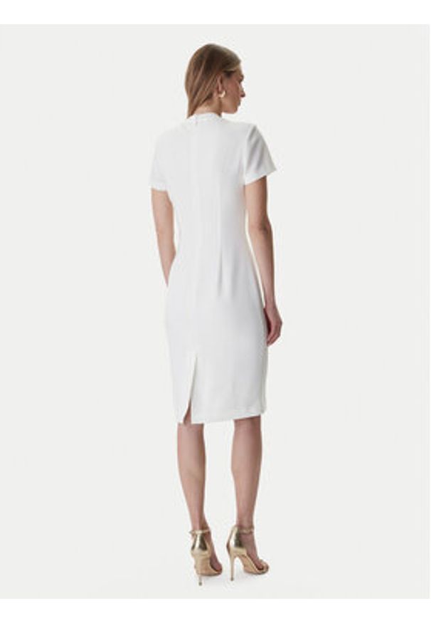 Marciano Guess Sukienka koktajlowa 6RGK12 7357A Biały Regular Fit. Kolor: biały. Materiał: syntetyk. Styl: wizytowy