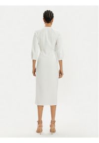 Nissa Sukienka koktajlowa RZ14824 Biały Regular Fit. Kolor: biały. Materiał: syntetyk. Styl: wizytowy #5