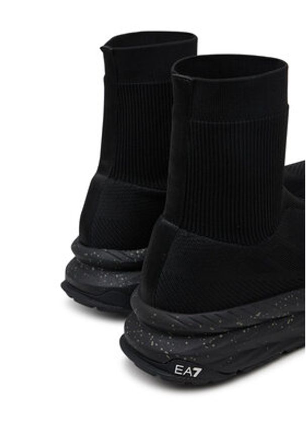 EA7 Emporio Armani Sneakersy X8Z057 XK430 E593 Czarny. Kolor: czarny. Materiał: materiał