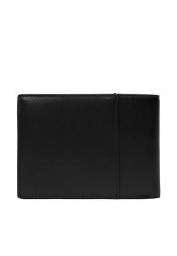 Calvin Klein Portfel Raised Ew Trifold LV04D1228G Czarny. Kolor: czarny. Materiał: skóra