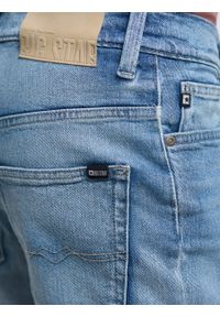 Big-Star - Spodnie jeans męskie dopasowane Martin 213. Kolor: niebieski. Styl: elegancki, retro