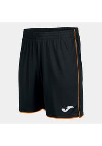 Spodenki do piłki nożnej dla dzieci Joma Boy Liga. Kolor: czarny, pomarańczowy, wielokolorowy. Materiał: poliester. Styl: sportowy #1