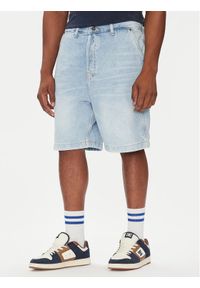 DC Szorty jeansowe Carpenter ADYDS03022 Błękitny Baggy Fit. Kolor: niebieski. Materiał: bawełna