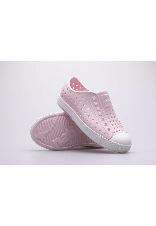 Native Shoes - Trampki dziecięce NATIVE JEFFERSON CHILD buty do chodzenia. Kolor: różowy. Sport: turystyka piesza