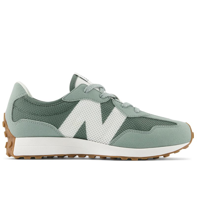 ニャニュ Zielone buty sportowe New Balance na co dzień, z cholewką, na lato