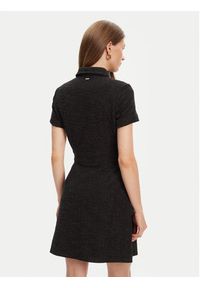 Guess Sukienka dzianinowa W5YK18 KCXO2 Czarny Regular Fit. Kolor: czarny. Materiał: syntetyk #4