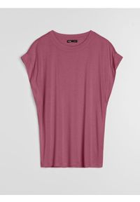 Sinsay - Koszulka na ramiączkach z domieszką wiskozy - Inny. Materiał: wiskoza. Długość rękawa: na ramiączkach #1