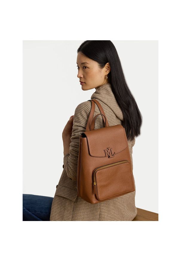 Lauren Ralph Lauren - Plecak LAUREN RALPH LAUREN. Kolor: brązowy