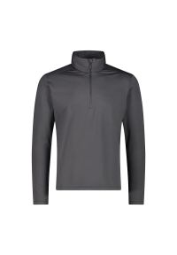 Golf męski narciarski CMP 30L1097. Okazja: na co dzień. Typ kołnierza: golf. Kolor: szary. Styl: sportowy, casual. Sport: narciarstwo, golf
