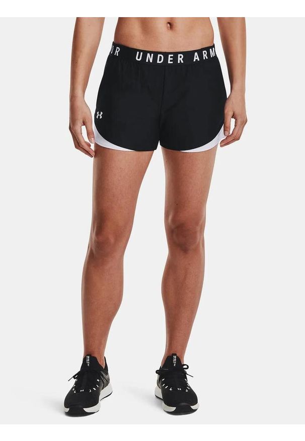 Under Armour - Spodenki fitness damskie UNDER ARMOUR Play Up 3.0 Shorts. Kolor: wielokolorowy, czarny. Sport: fitness
