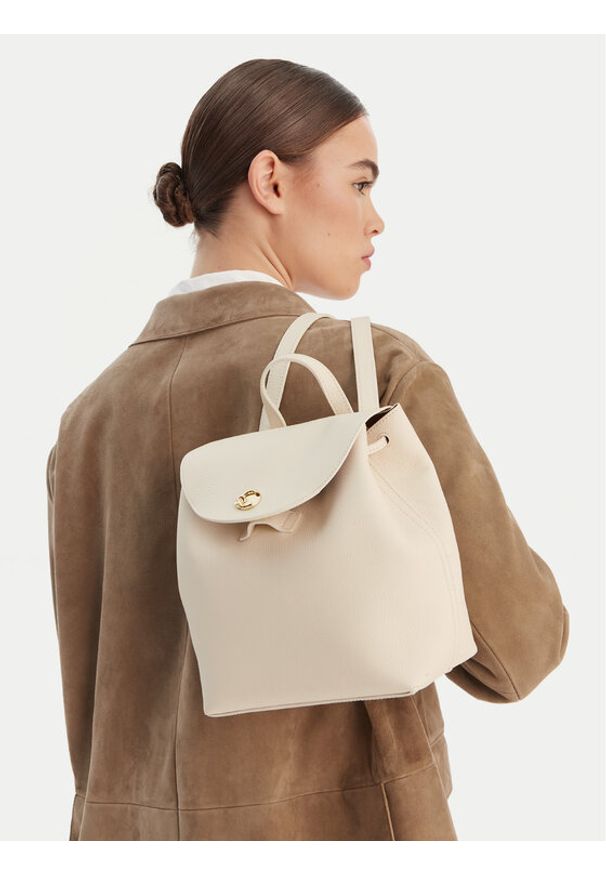 Coccinelle Plecak TOA Coccinellenikla E5 TOA 54 01 01 Écru. Materiał: skóra