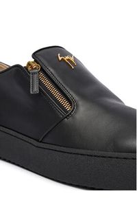 Giuseppe Zanotti Sneakersy RU50007/001 Czarny. Kolor: czarny. Materiał: skóra #4