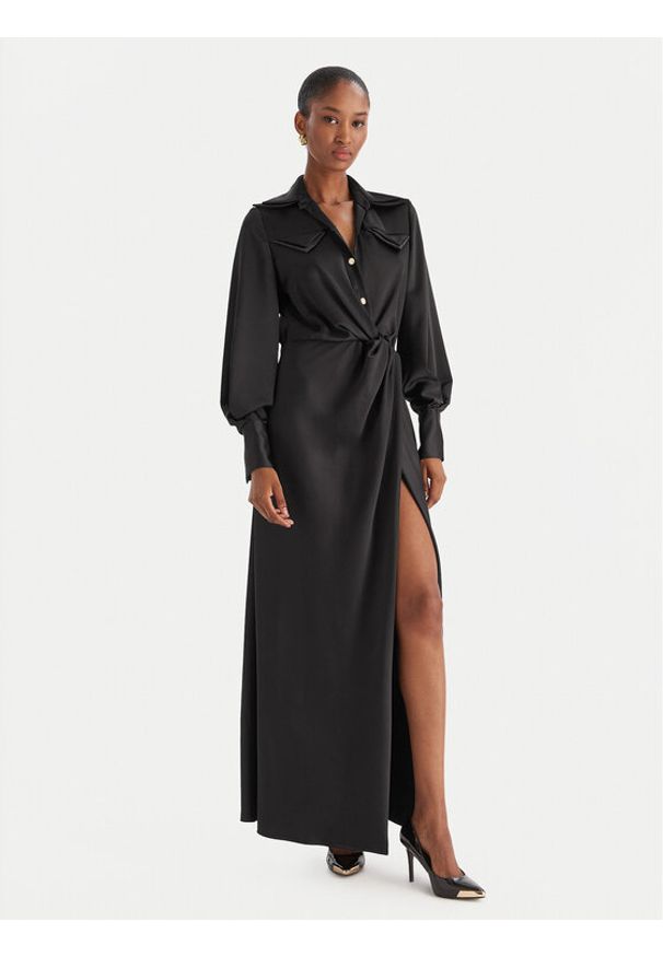 Babylon Sukienka wieczorowa ED0764 Czarny Regular Fit. Kolor: czarny. Materiał: syntetyk. Styl: wizytowy