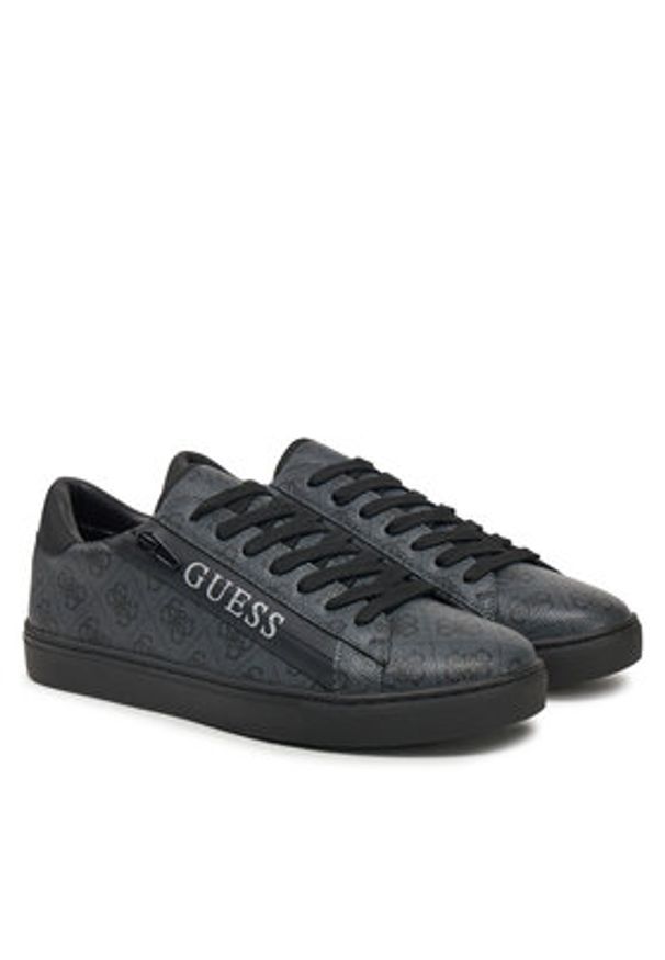 Guess Sneakersy FMJTIK FAL12 Czarny. Kolor: czarny. Materiał: skóra