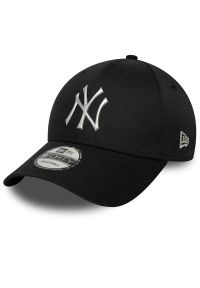 Czapka unisex New Era New York Yankees MLB Metallic 9FORTY 60771846 - czarna. Kolor: czarny. Materiał: poliester, bawełna, materiał. Styl: elegancki, klasyczny #1