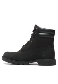 Timberland Trapery Linden Woods Wp 6 Inch TB0A156S0011 Czarny. Kolor: czarny. Materiał: nubuk, skóra #5