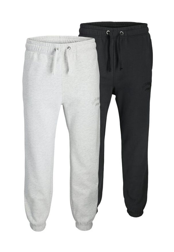 Jack & Jones Komplet spodni Kane Bleecker 12294405 Czarny Relaxed Fit. Kolor: czarny. Materiał: bawełna