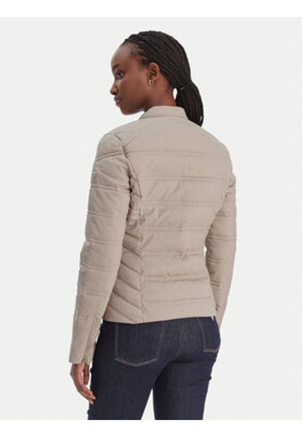 Guess Kurtka przejściowa 180536 Beżowy Classic Fit. Kolor: beżowy. Materiał: syntetyk