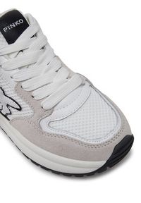 Pinko - PINKO Sneakersy Gem 07 SS0055 P074 Biały. Kolor: biały. Materiał: materiał #5