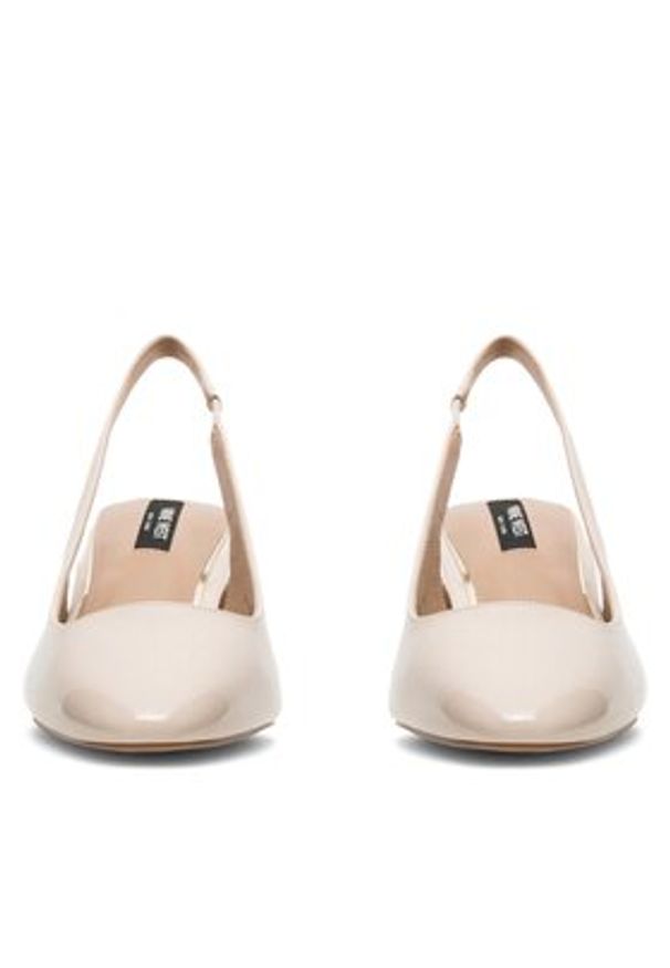 Nine West Sandały 123AL1938-1 Biały. Kolor: biały. Materiał: skóra