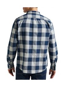 Lee - LEE RIVETED SHIRT MĘSKA KOSZULA W KRATĘ DŁUGI RĘKAW INDIGO L66IOVDK. Długość rękawa: długi rękaw. Długość: długie