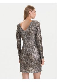 Vero Moda Sukienka codzienna Hanya 10337842 Beżowy Regular Fit. Okazja: na co dzień. Kolor: beżowy. Materiał: syntetyk. Typ sukienki: proste. Styl: casual #8