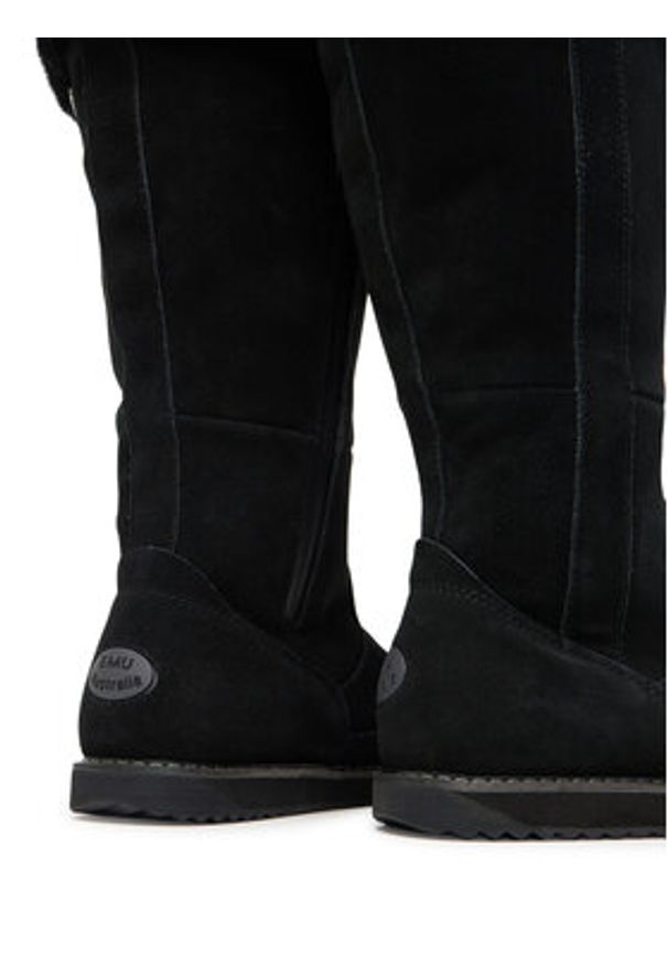 EMU Australia Śniegowce Georgi W13218 Czarny. Kolor: czarny. Materiał: skóra