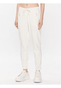 Marc Aurel Spodnie materiałowe 1651 2303 93180 Biały Regular Fit. Kolor: biały. Materiał: bawełna, wiskoza #1