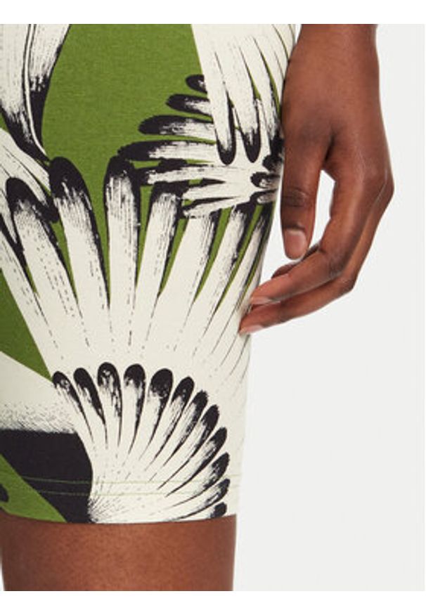 Adidas - adidas Kolarki FARM JD6286 Zielony Slim Fit. Kolor: zielony. Materiał: bawełna