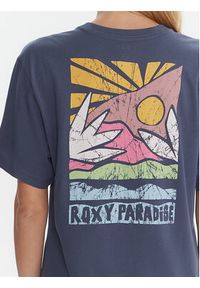 Roxy T-Shirt Hangloose Poster ERJZT06018 Niebieski Regular Fit. Kolor: niebieski. Materiał: bawełna #4